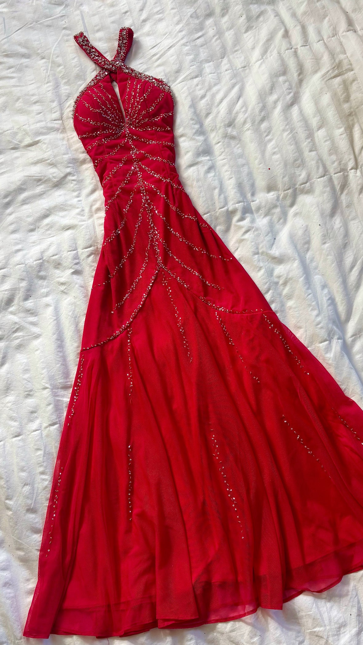 beaded maxi dress