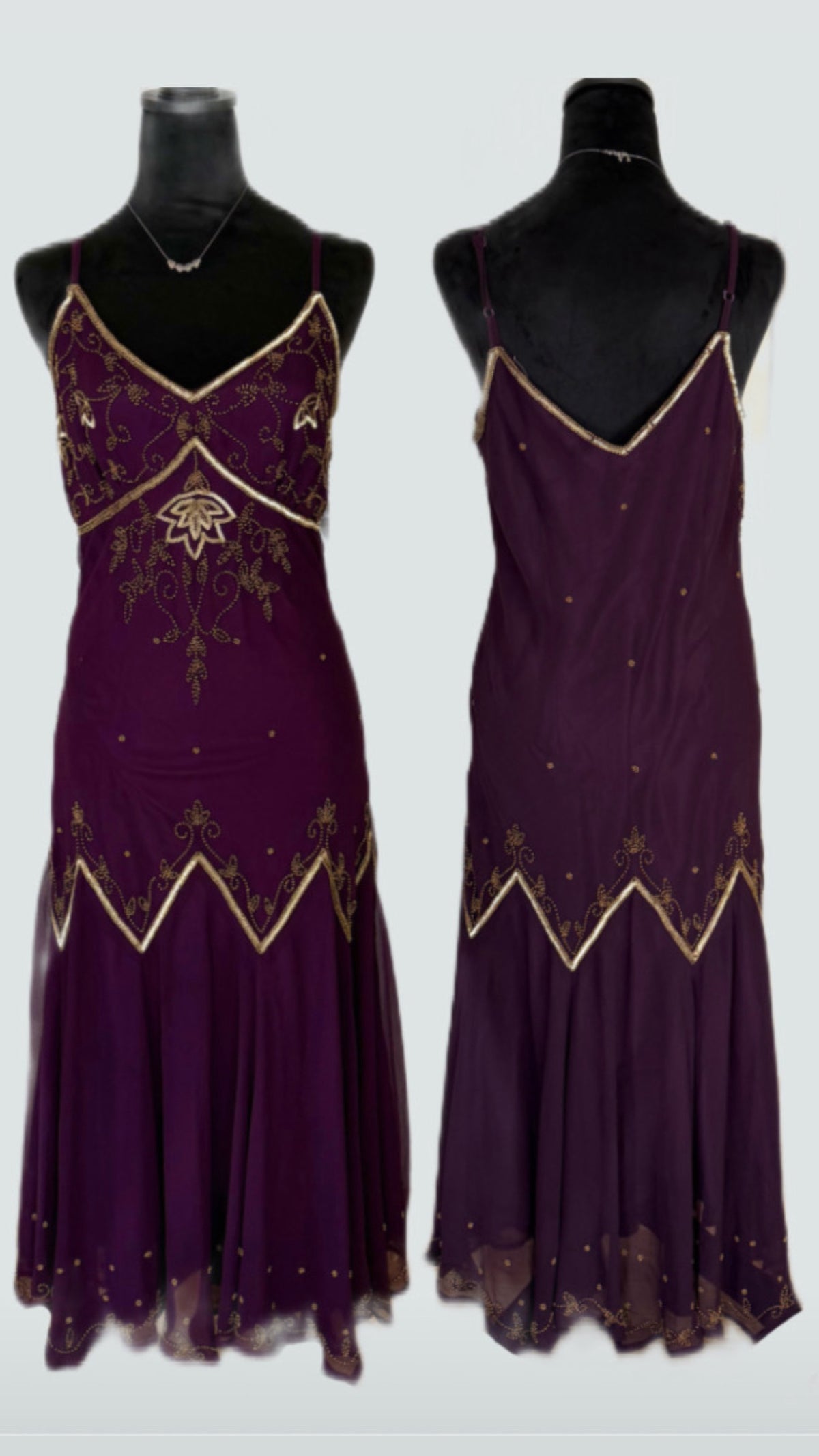 beaded dress