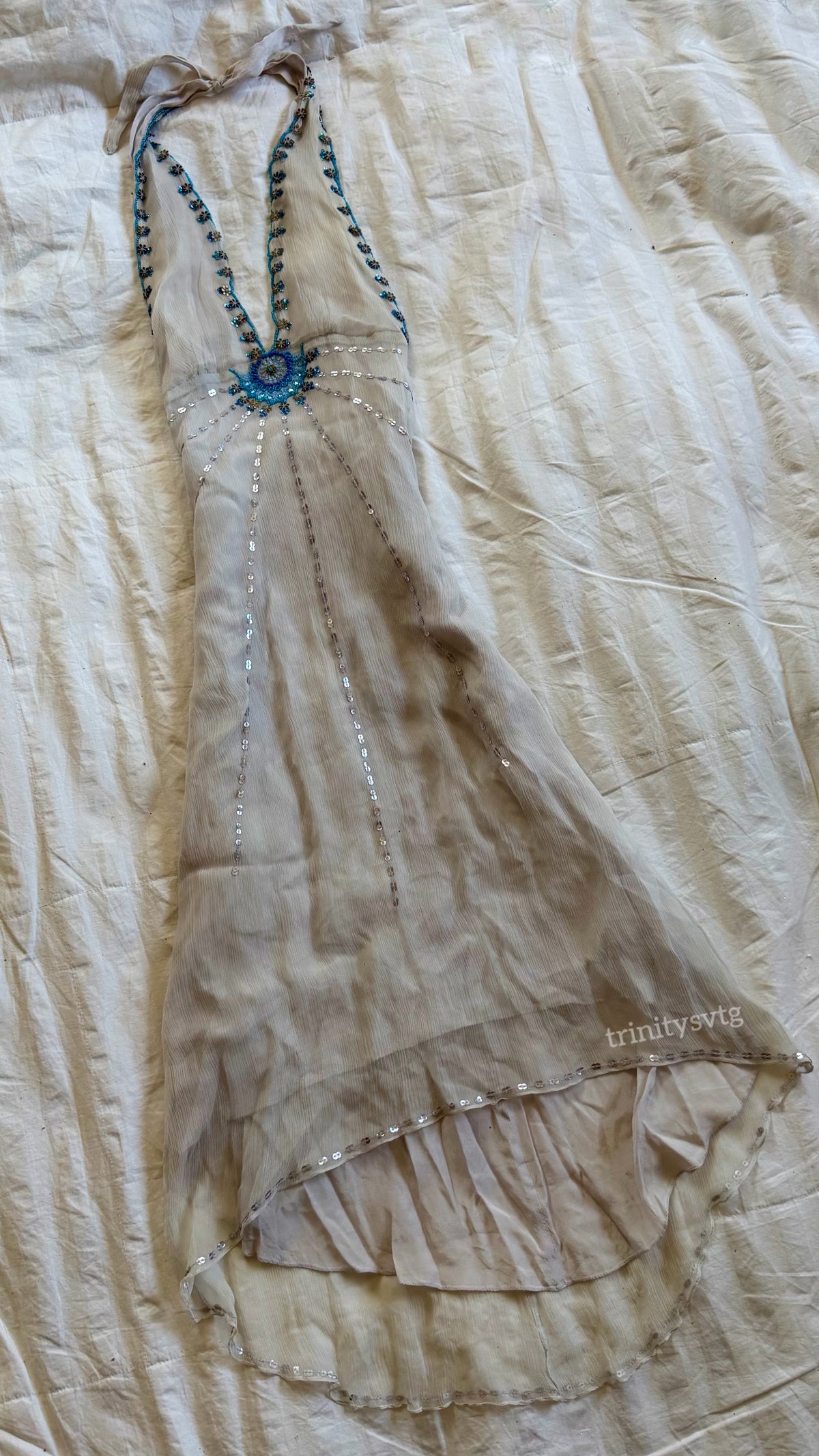 adorable fairy silk beaded dress