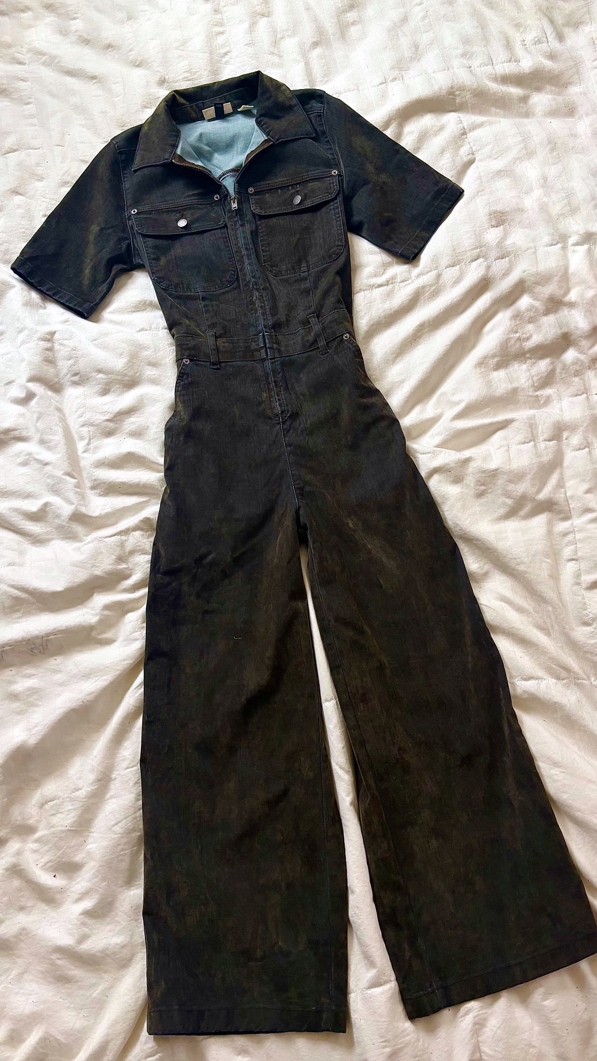 denim jumpsuit