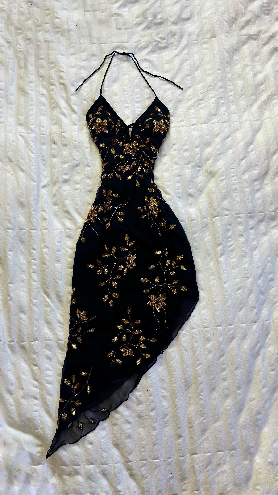 beaded dress