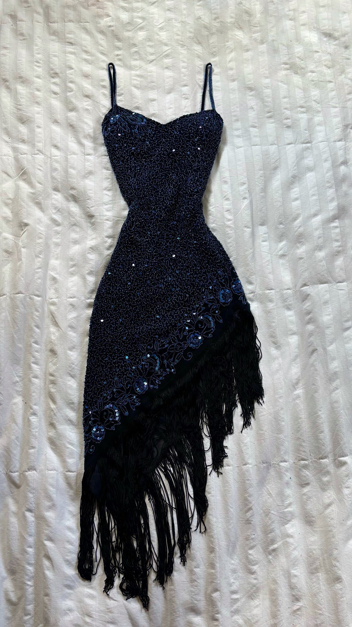 beaded scala dress