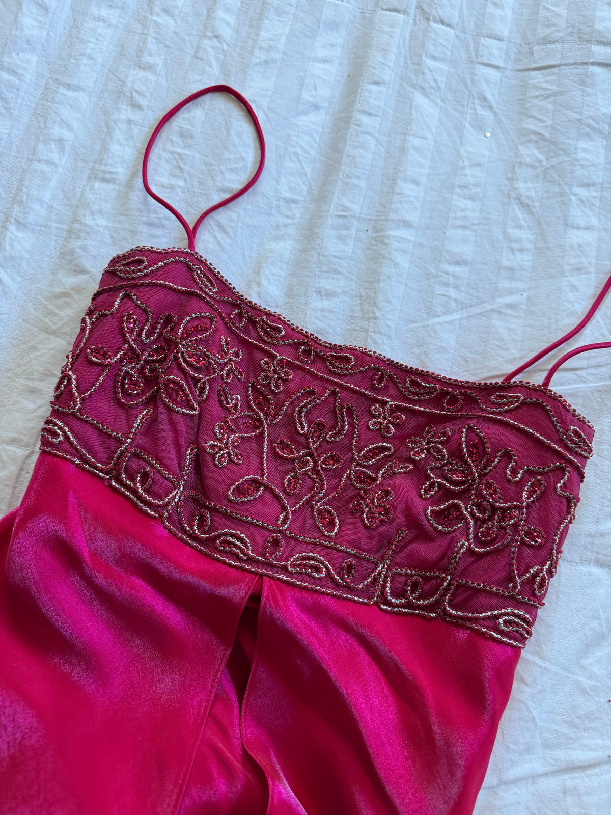 adorable maxi beaded dress