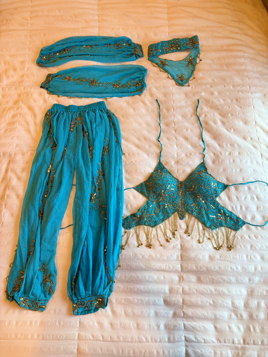 beaded butterfly festival set