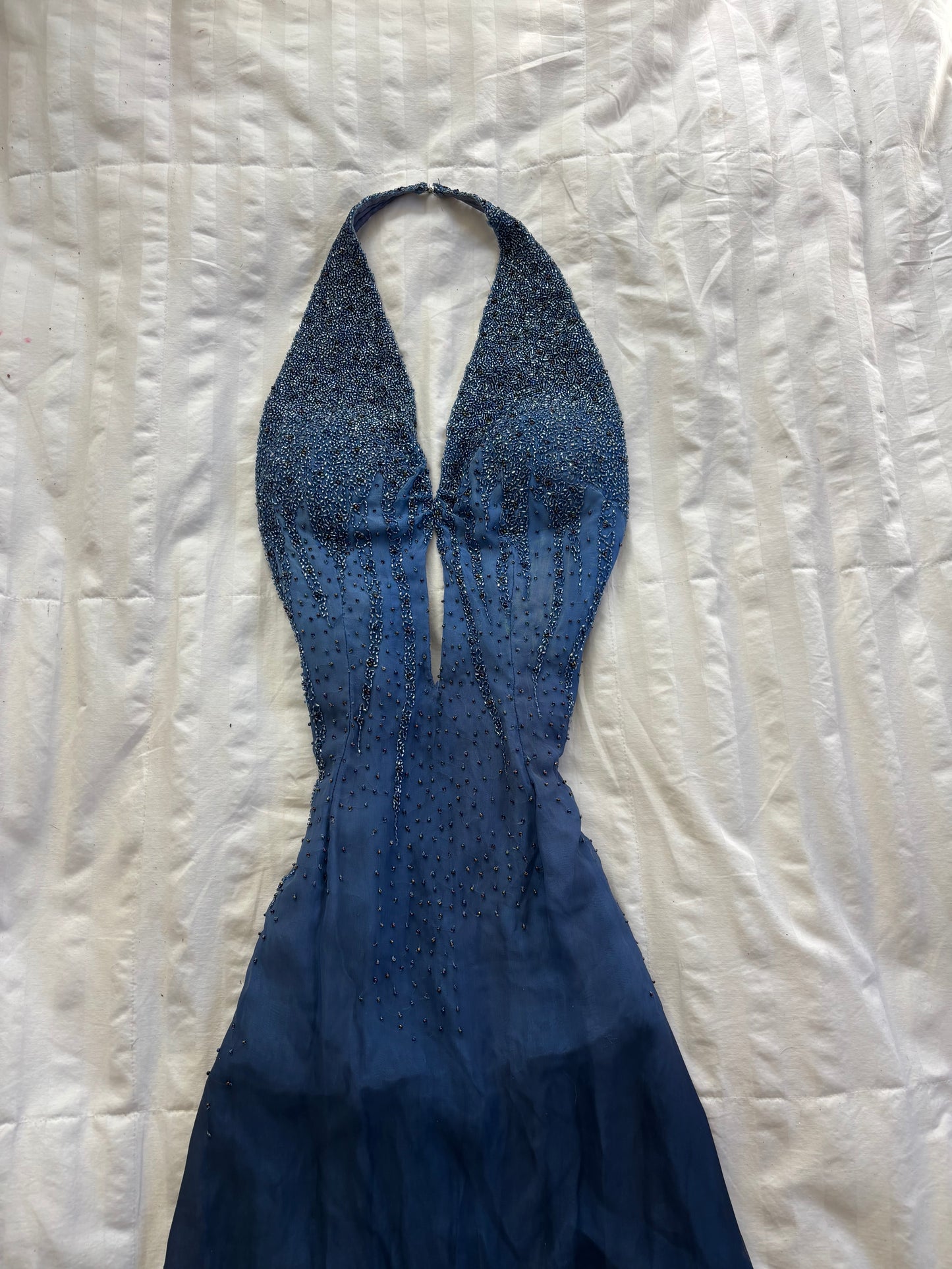 beaded maxi dress