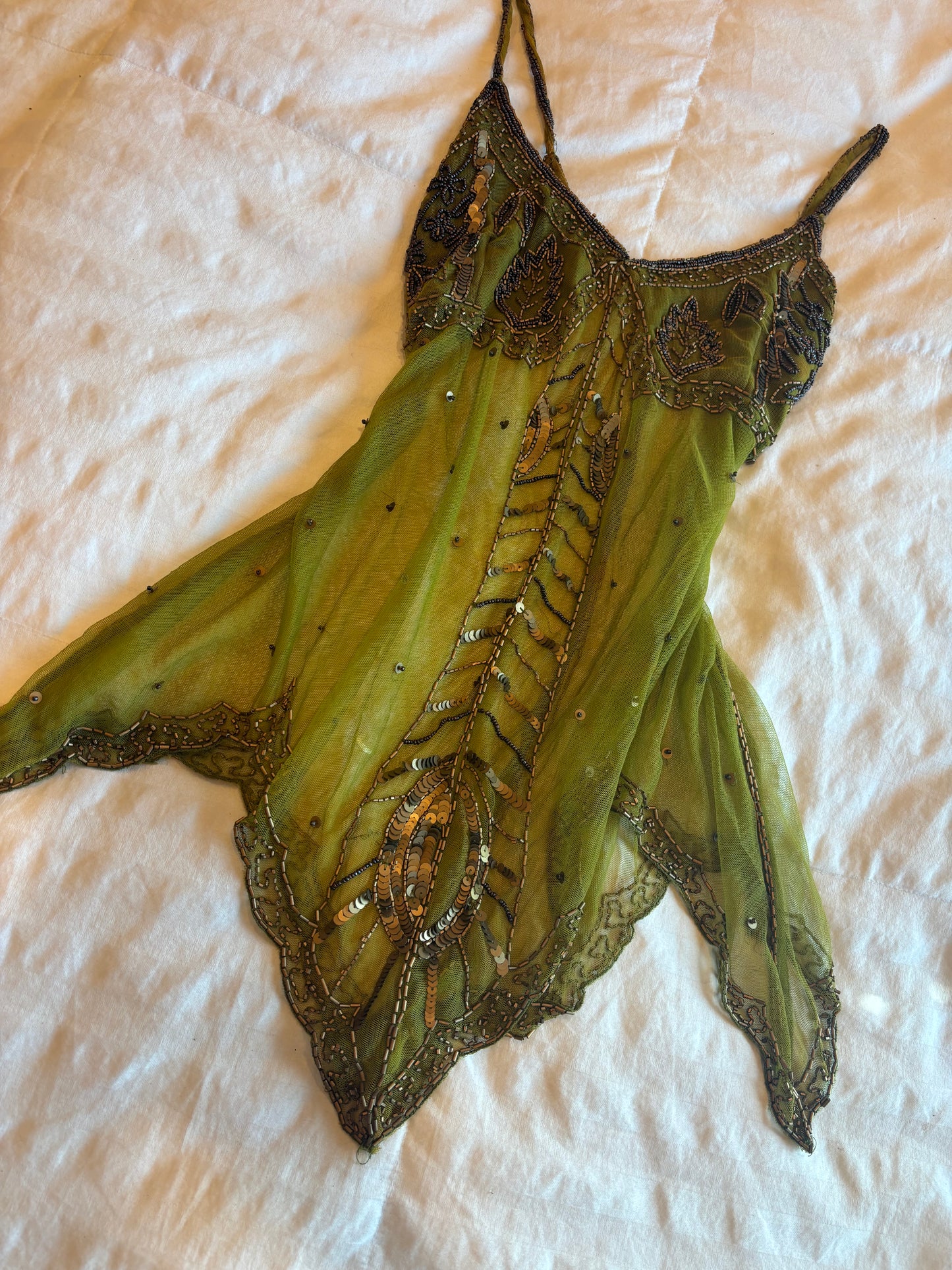 beaded fairy top