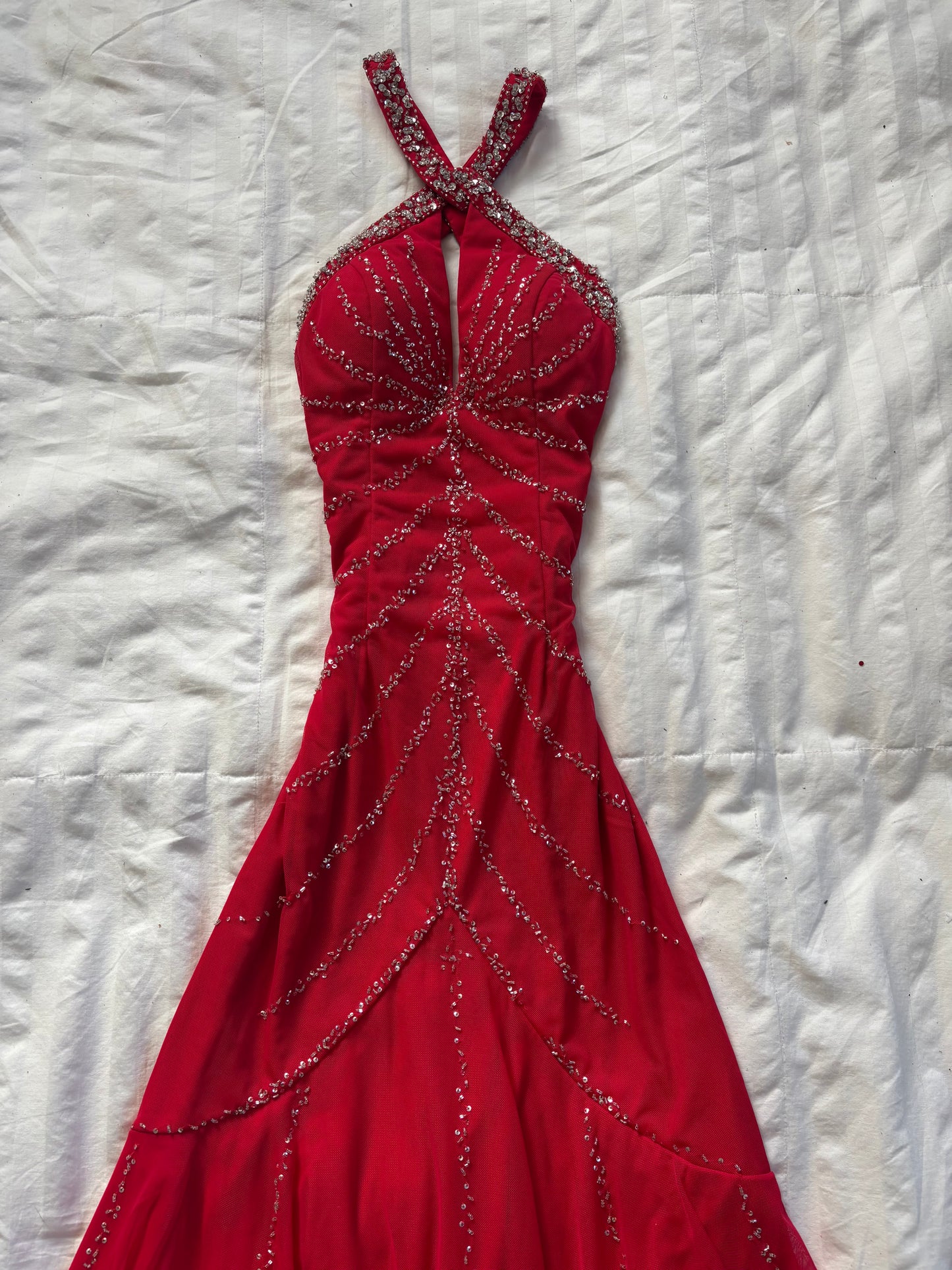 beaded maxi dress