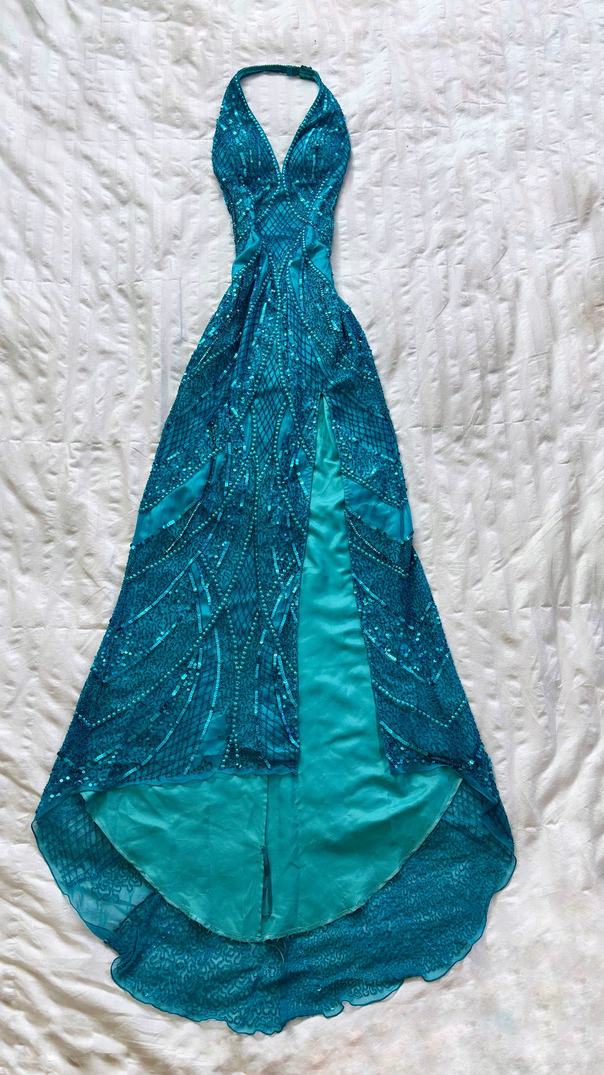 beaded scala dress