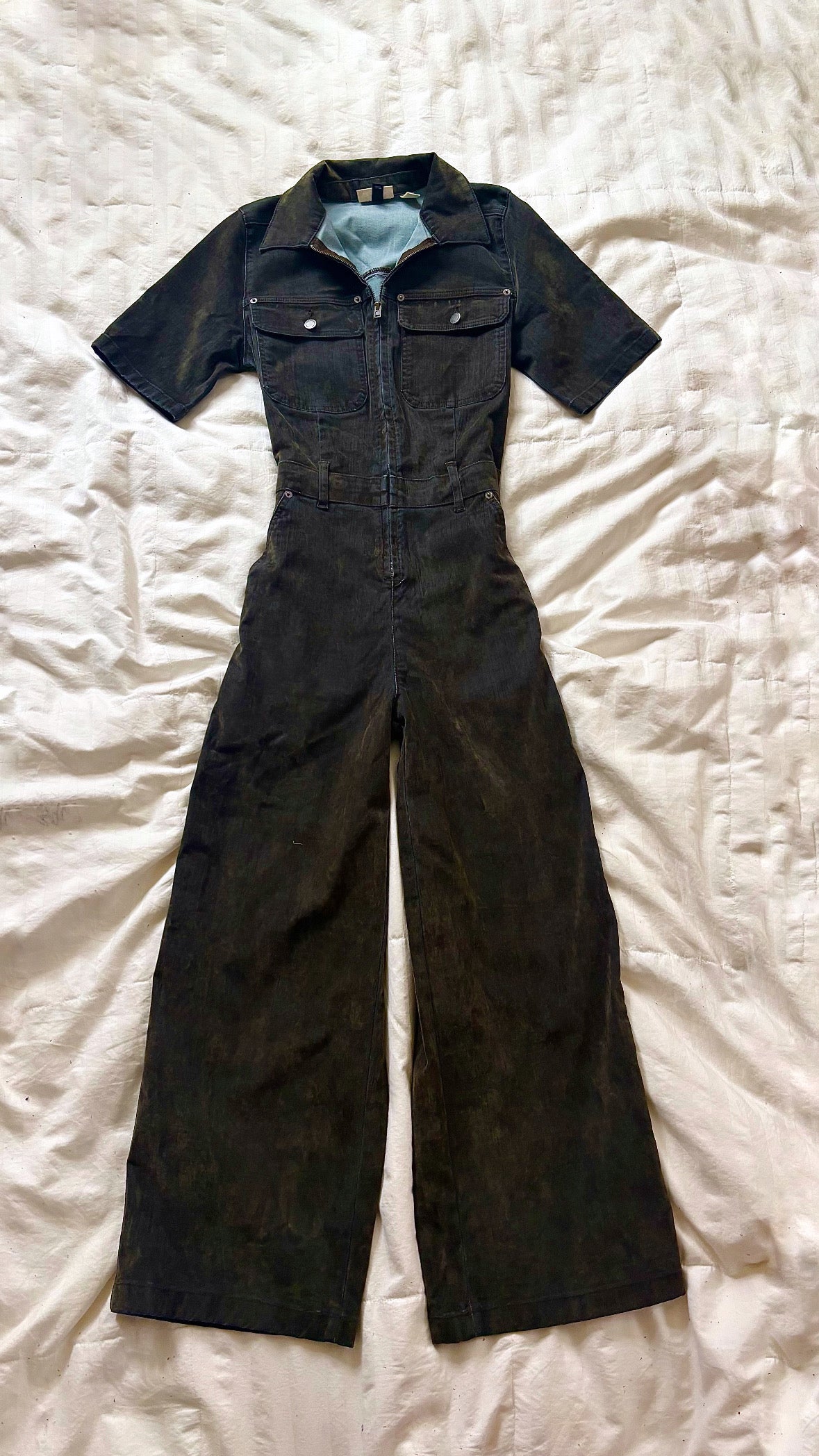 denim jumpsuit