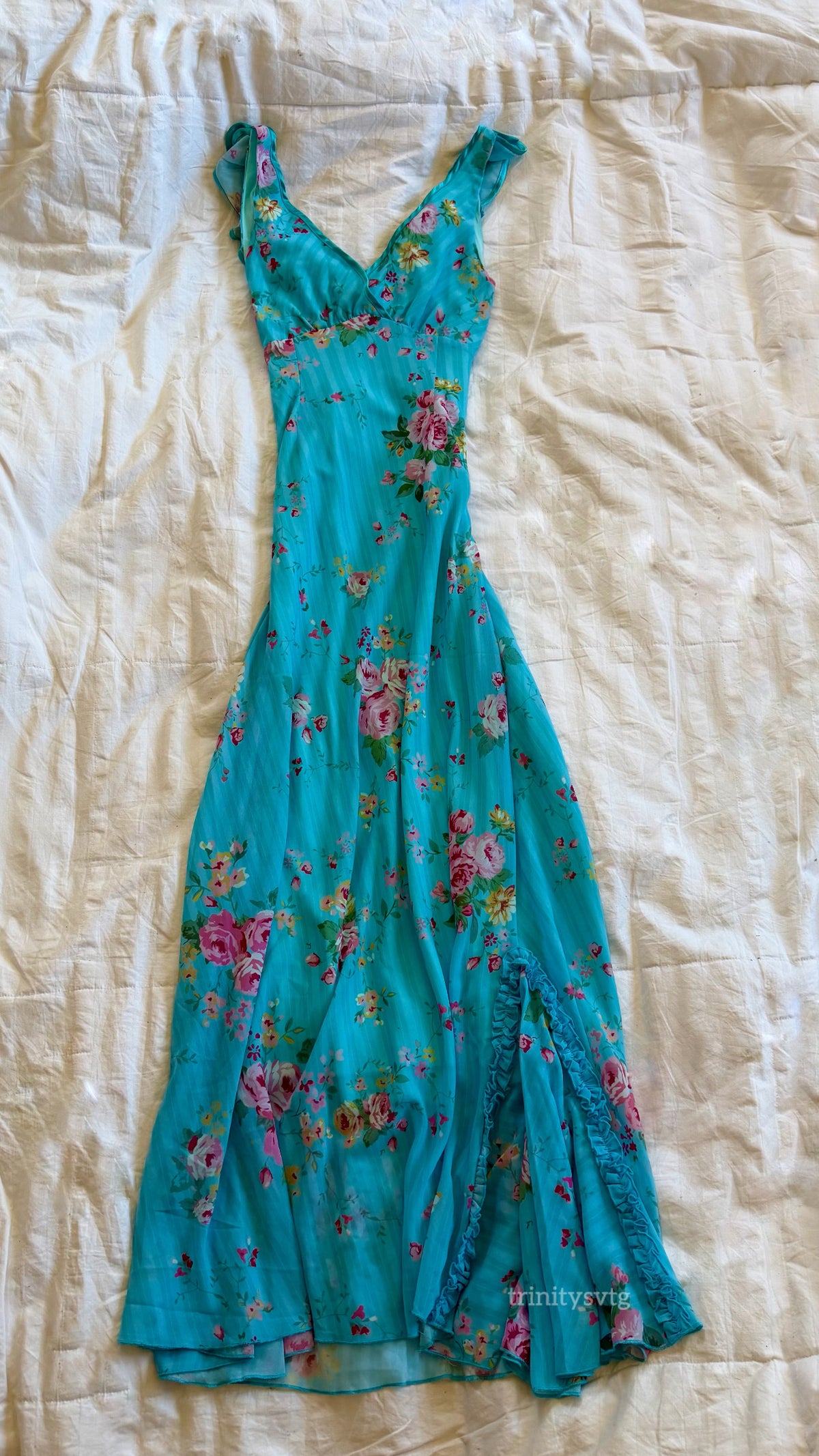 floral maxi dress