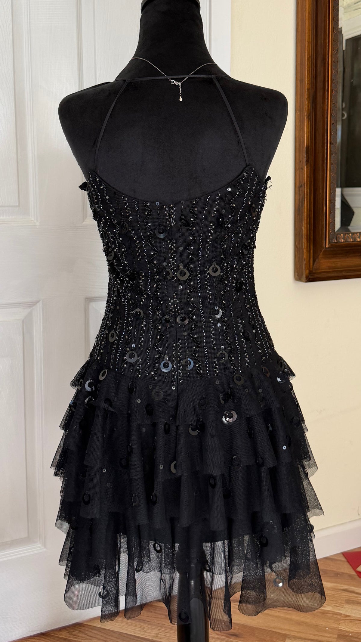 beaded jovani dress
