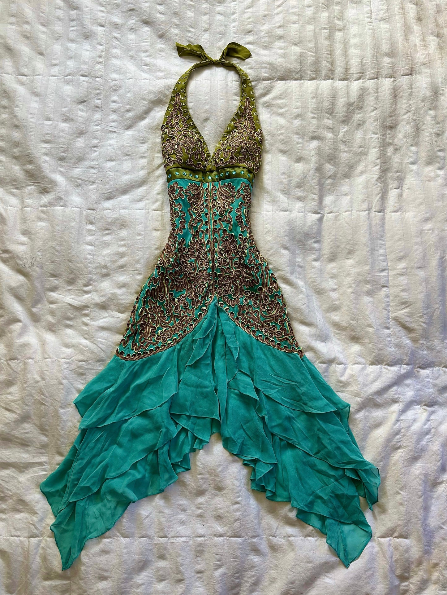 beaded vintage sue wong dress