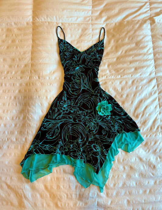 city triangles floral dress