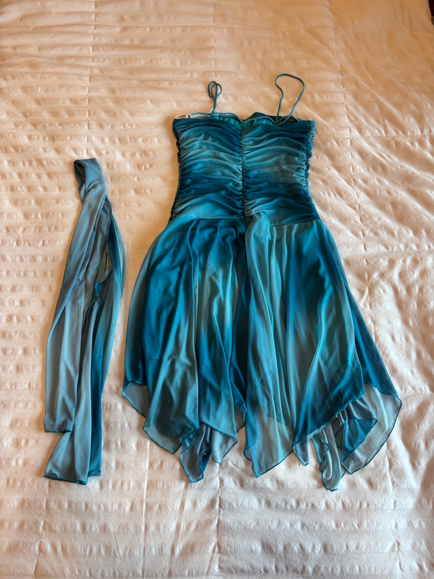 fairy dress scarf set