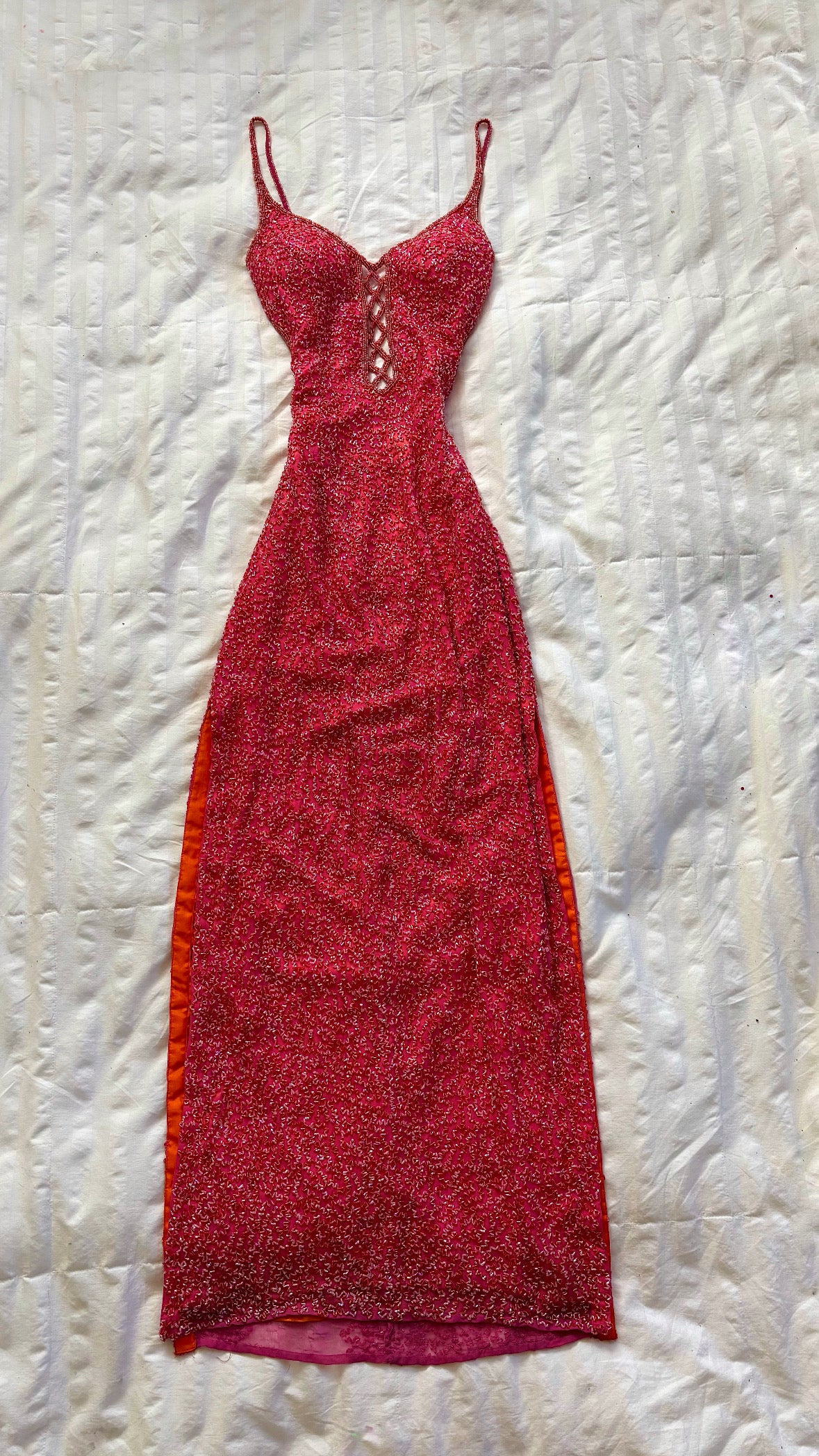 beaded scala dress