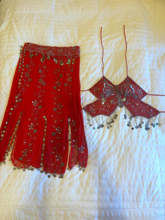 adorable         backless beaded set
