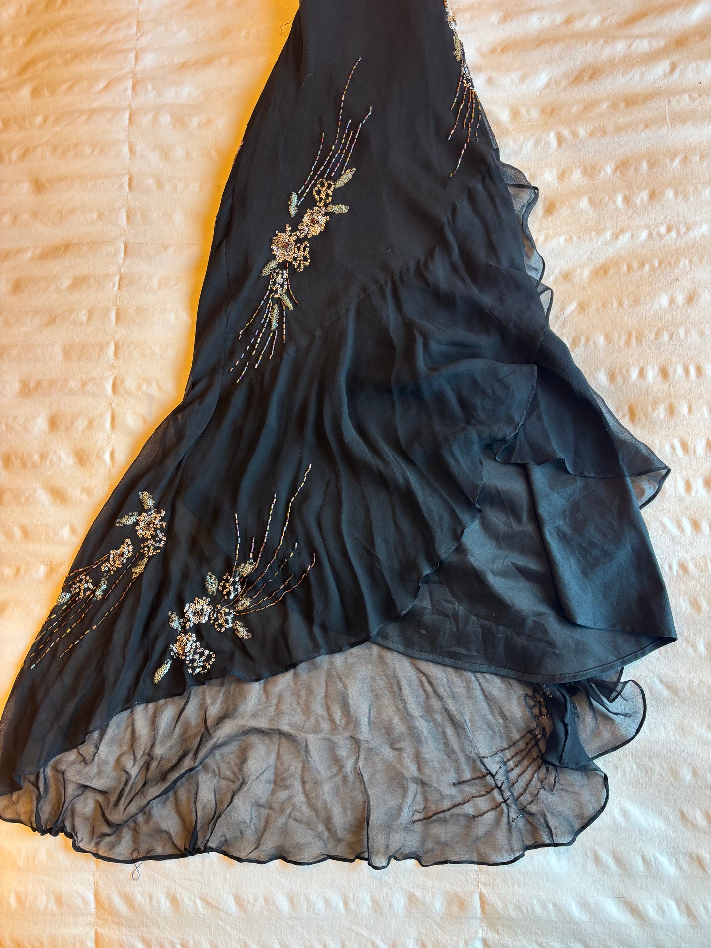 beaded maxi dress