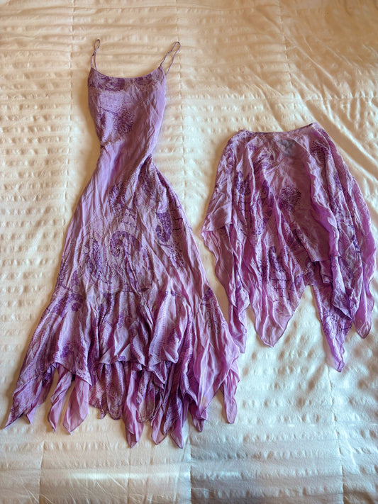 fairy dress shawl set