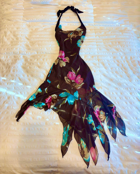 asymmetrical fairy dress