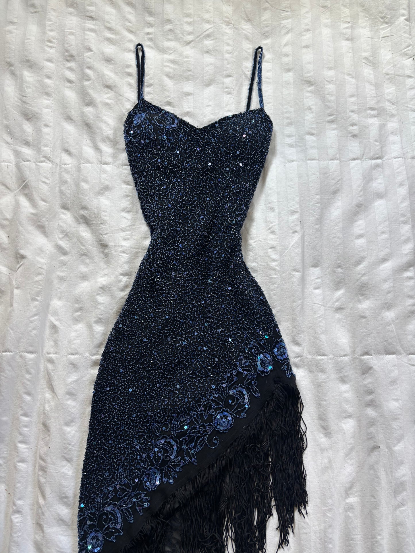 beaded scala dress