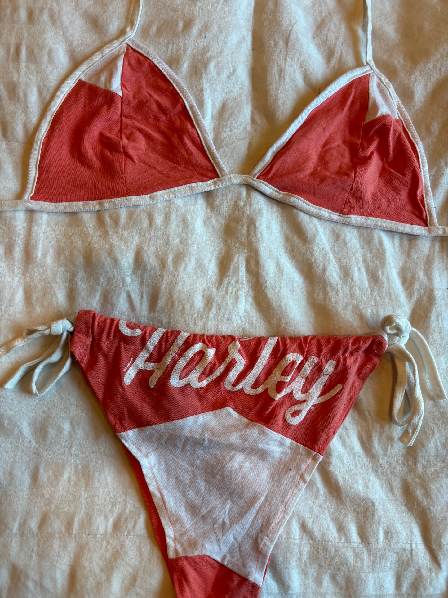 amazing reworked harley davidson bikini