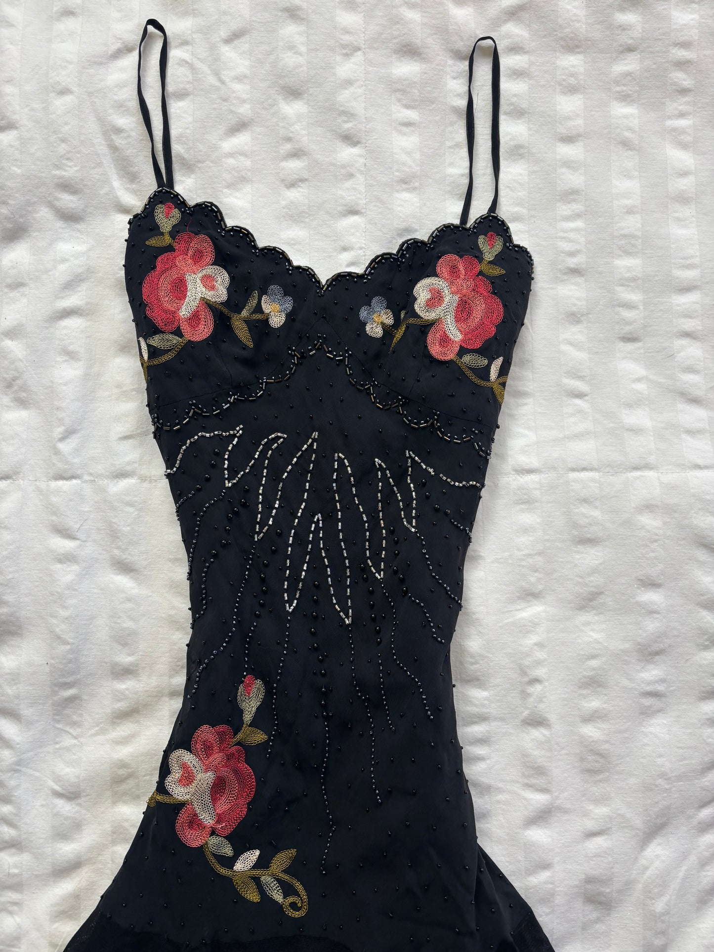 beaded cache dress