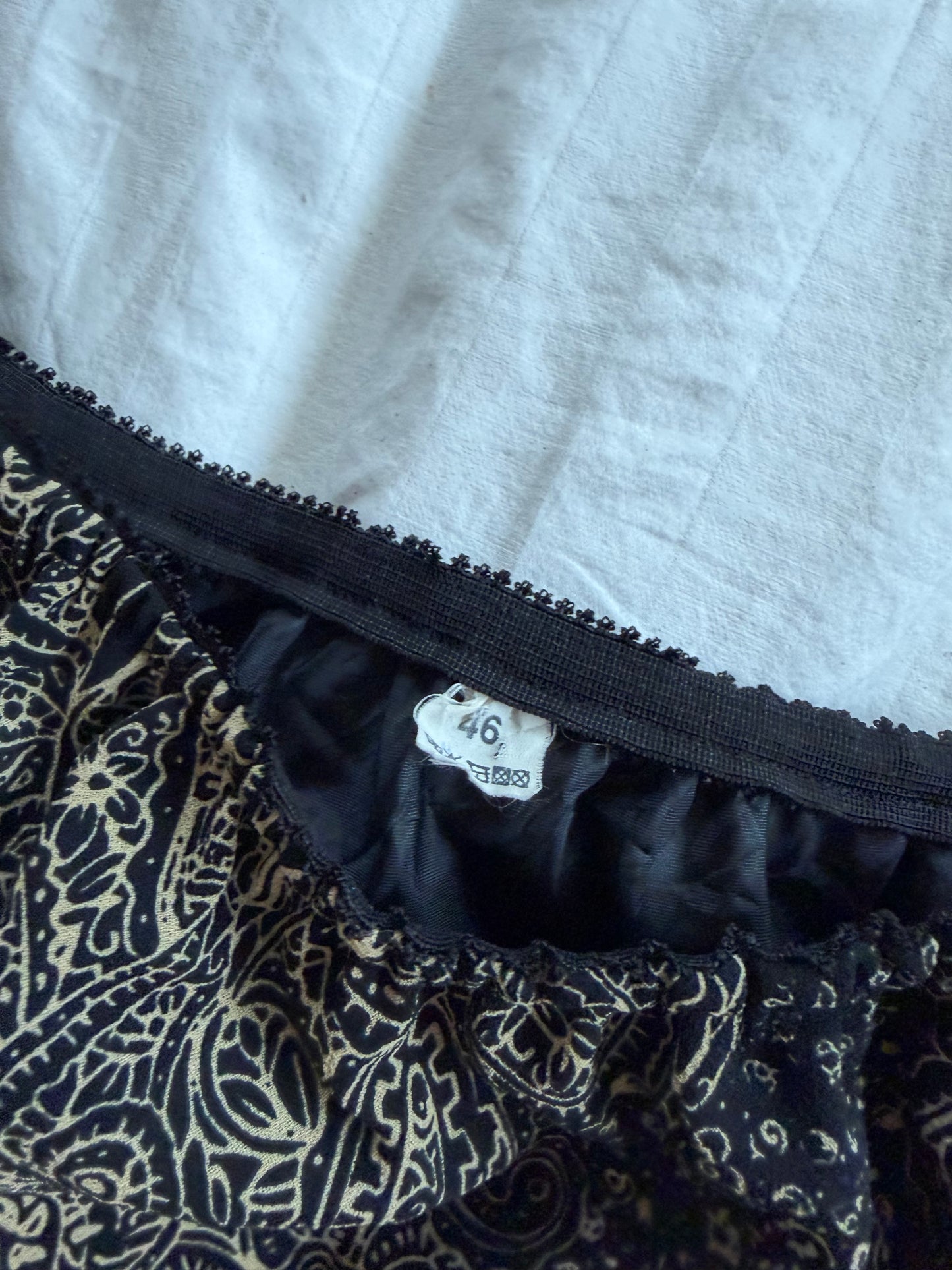 floral skirt