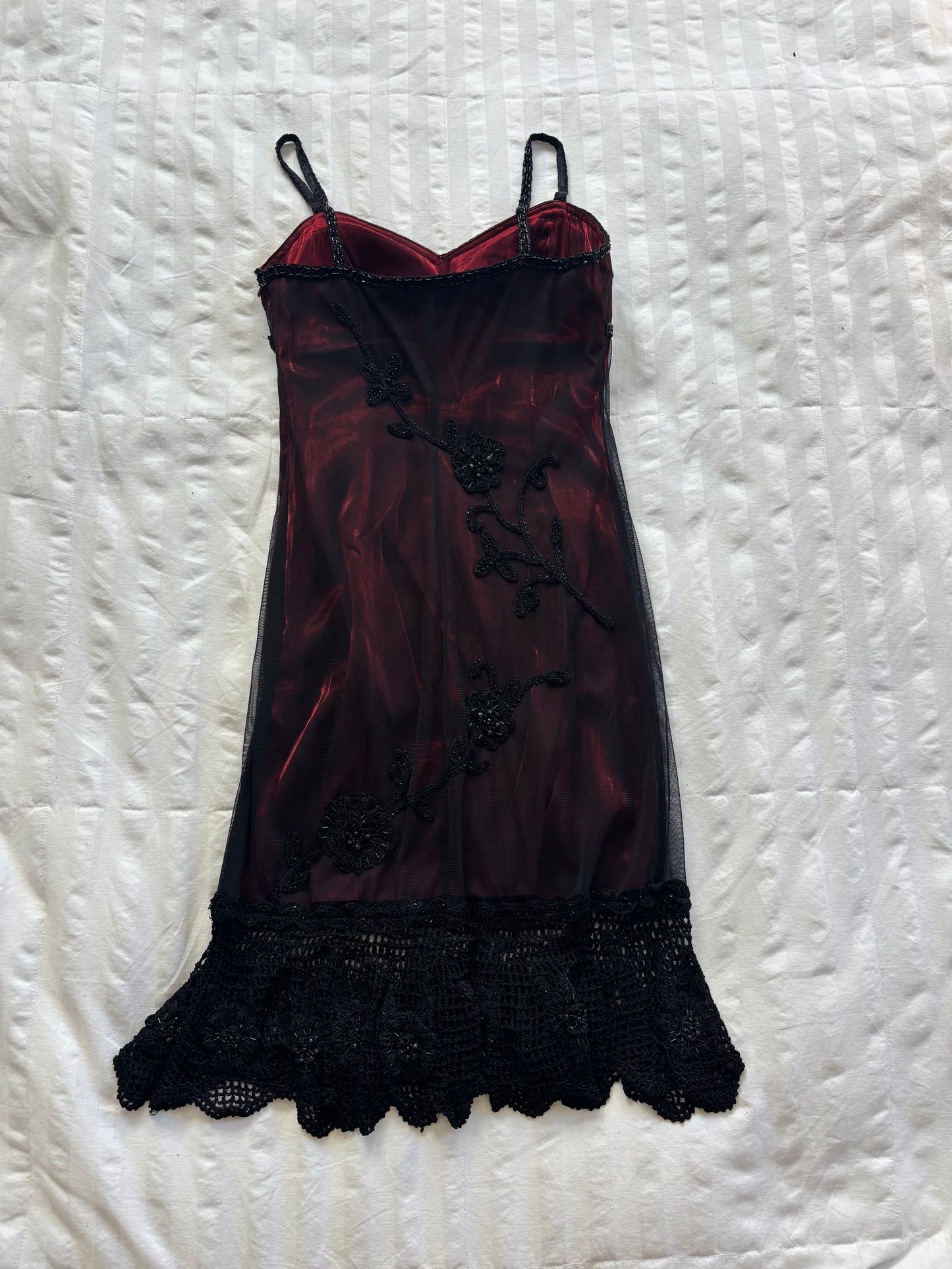beaded sue wong dress