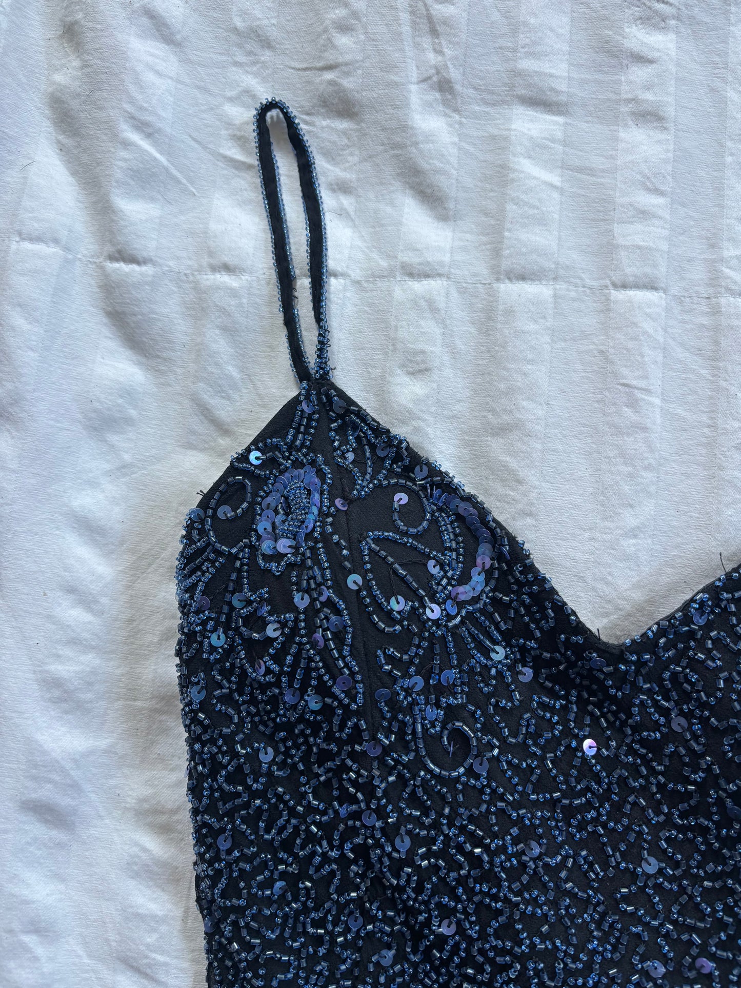 beaded scala dress
