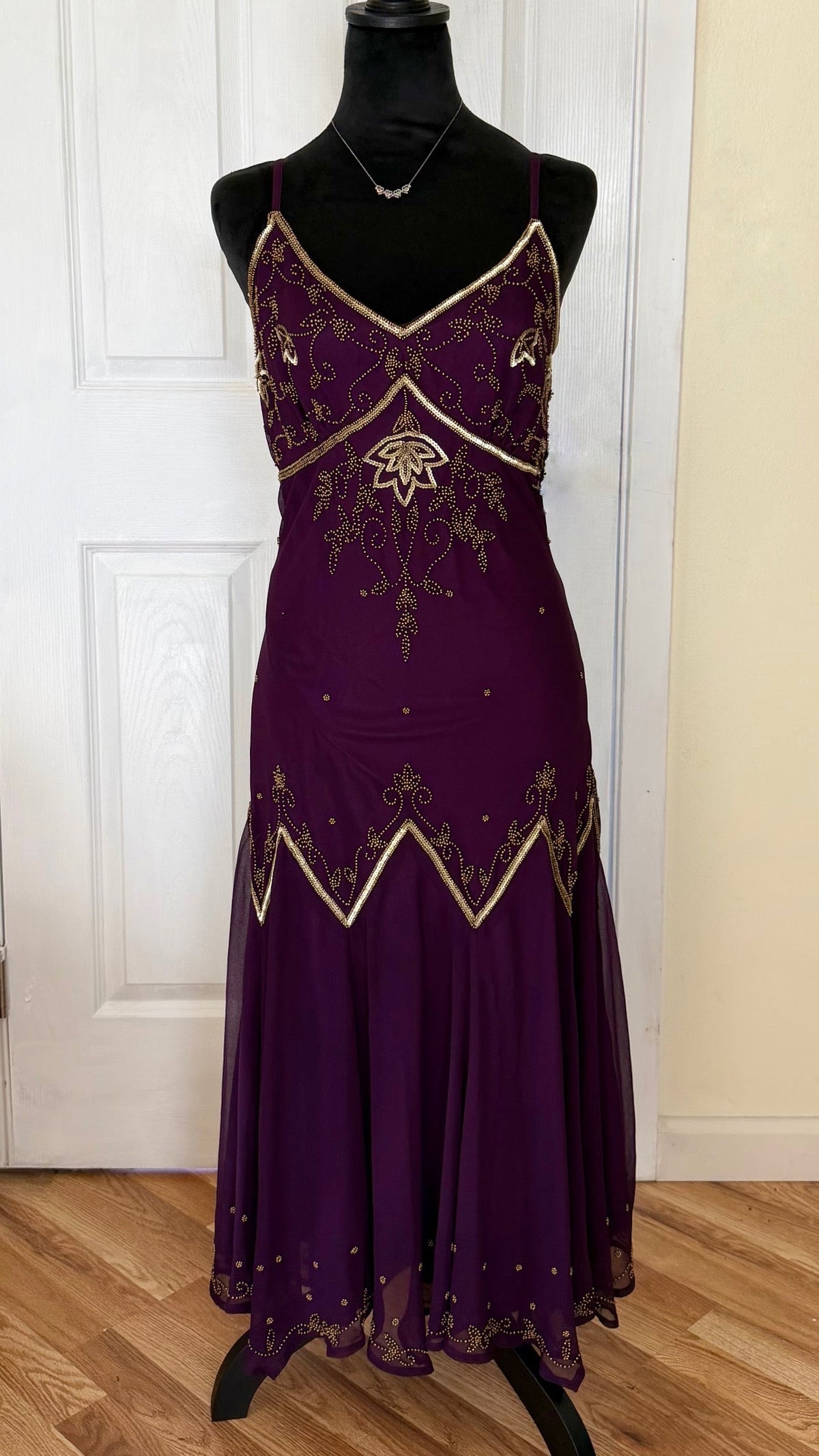beaded dress